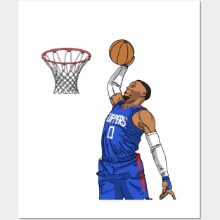 Russell Westbrook Dunk Posters and Art